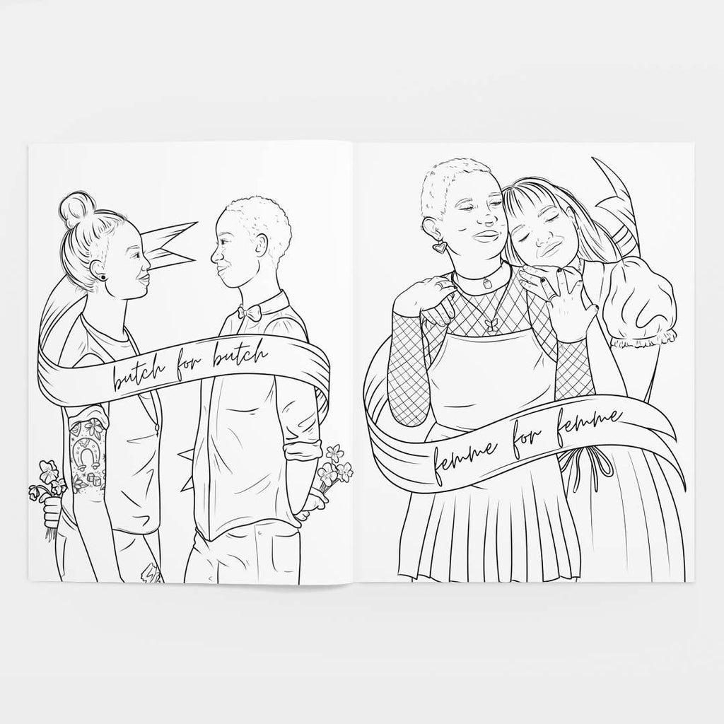 Sapphic Society Coloring Book