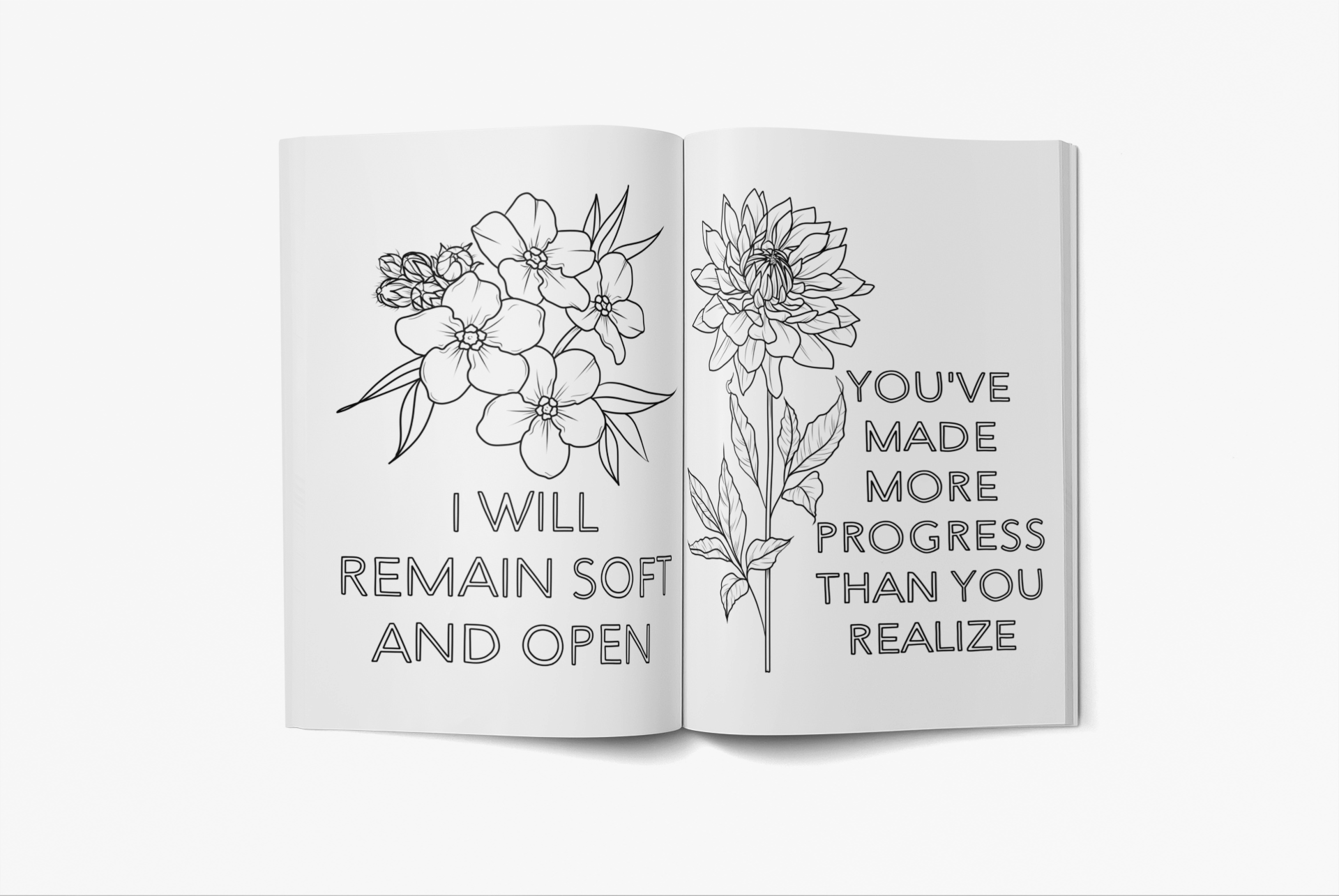 Tending Your Flowers: A Coloring Book for Self-Care