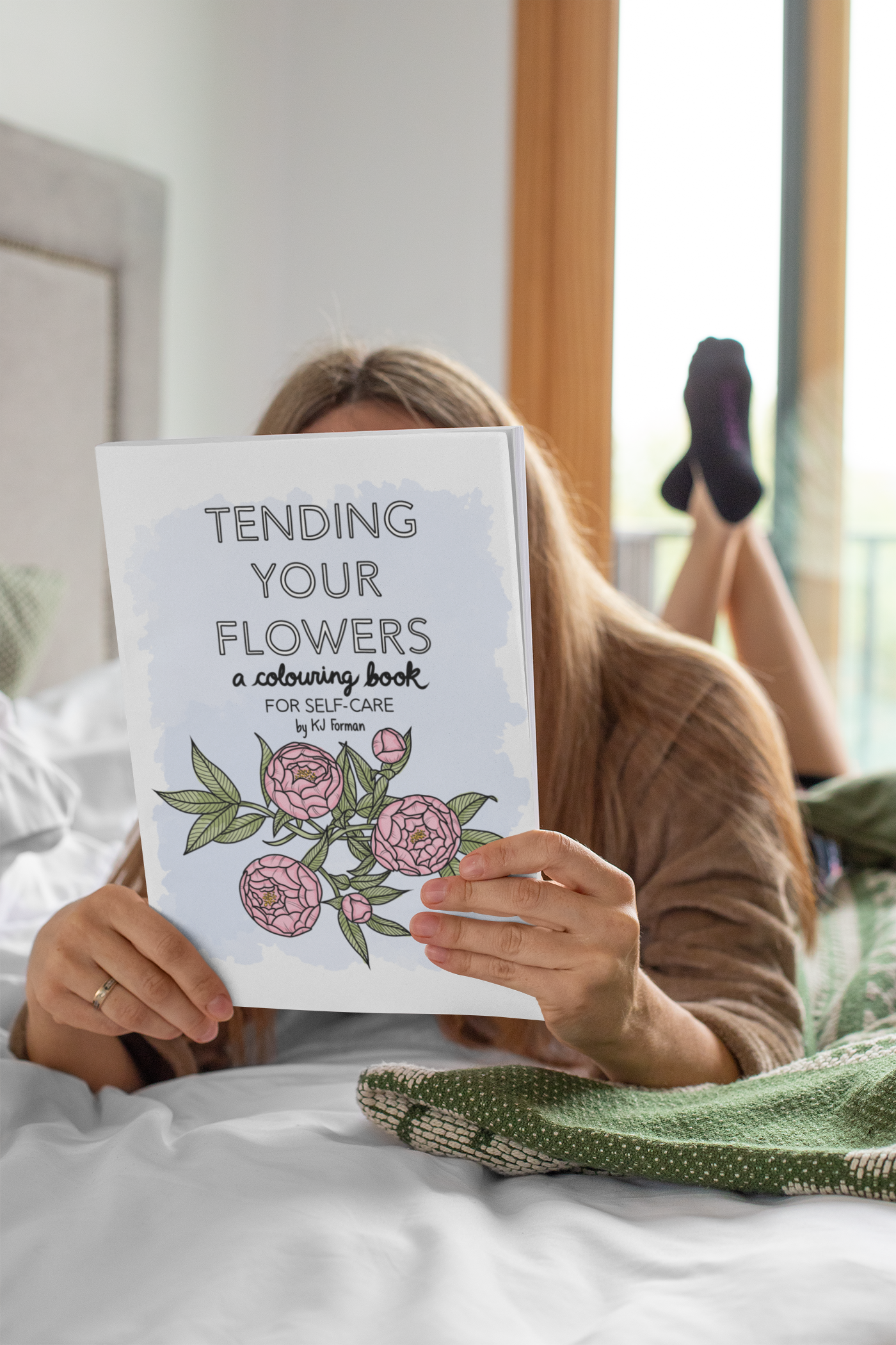 Tending Your Flowers: A Coloring Book for Self-Care