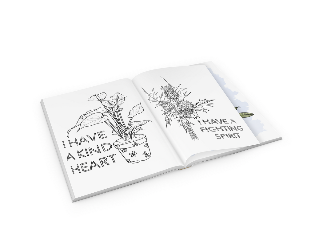 Tending Your Flowers: A Coloring Book for Self-Care